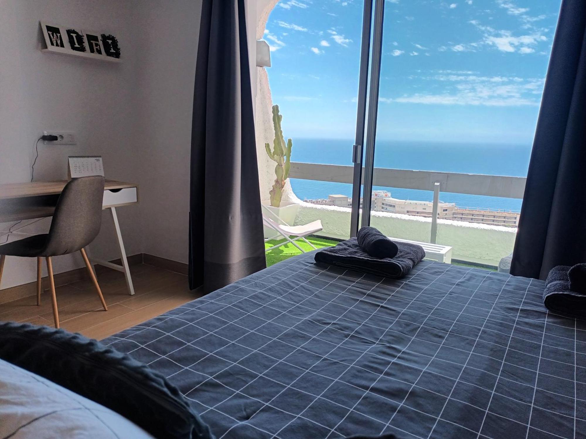 Tabaiba Modern Open-Plan Studio With Terrace And Sea View מראה חיצוני תמונה