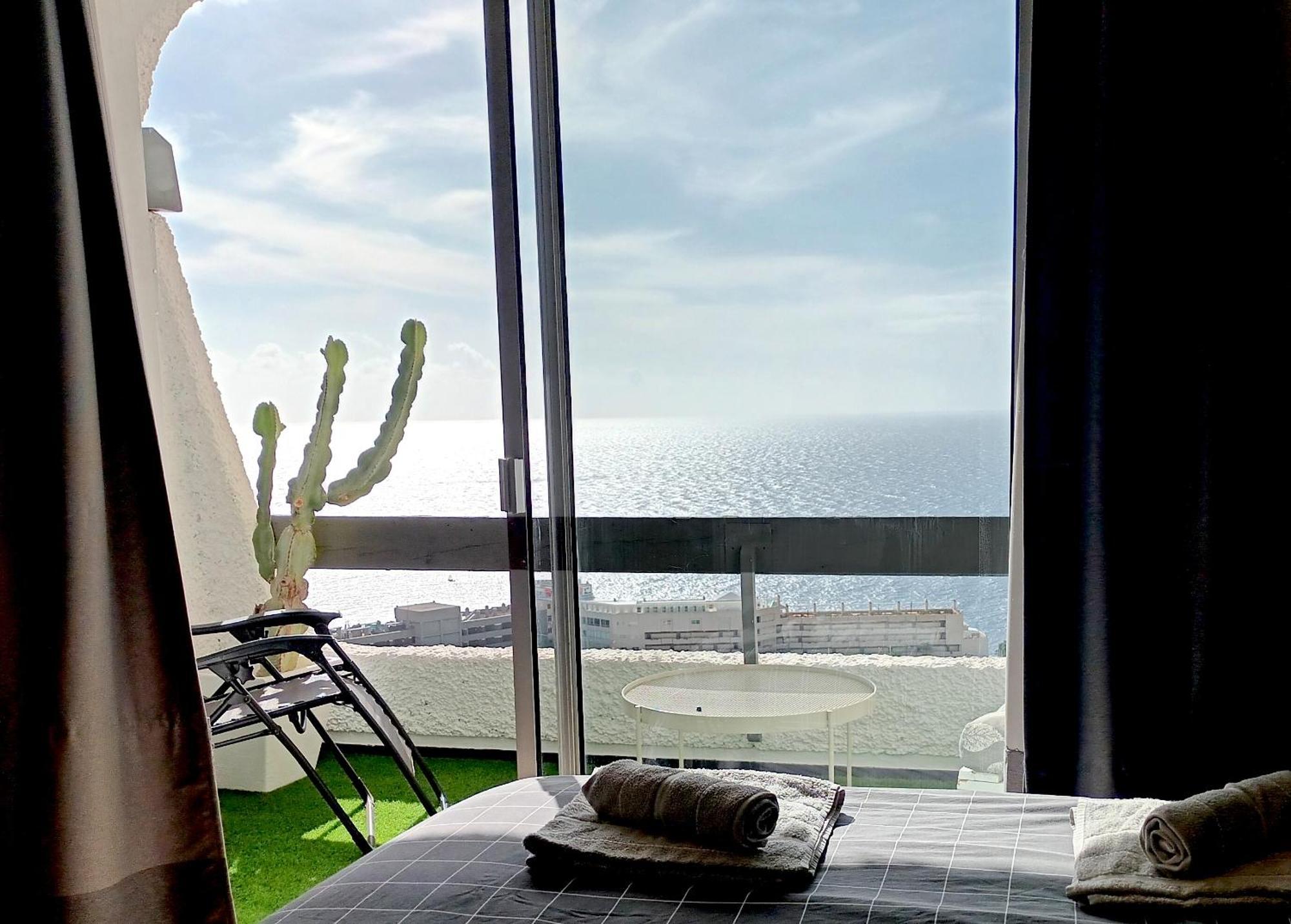 Tabaiba Modern Open-Plan Studio With Terrace And Sea View מראה חיצוני תמונה